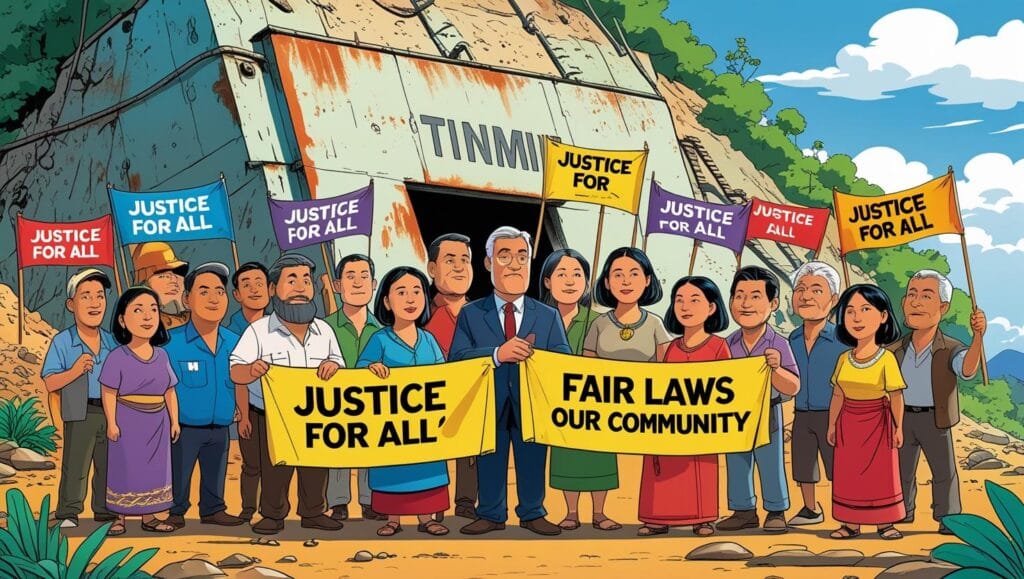 (budaya hukum timah bangka belitung) struktur hukum