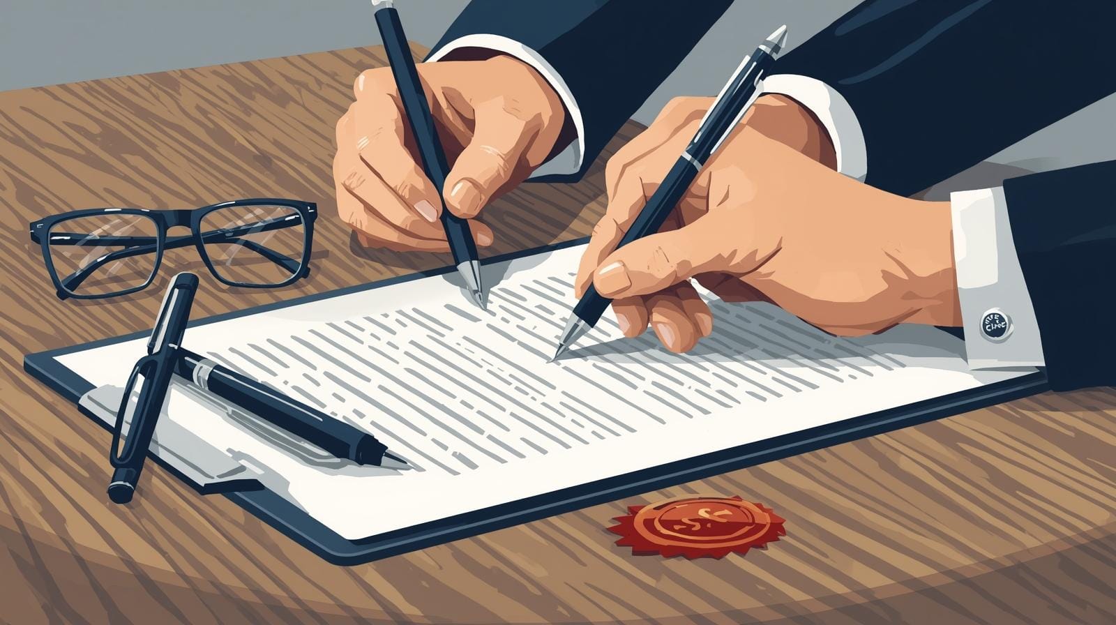 perjanjian sewa menyewa tanda tangan