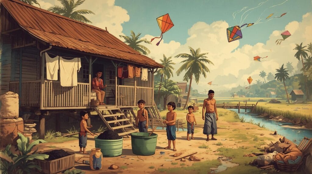 Pasir Hitam tailing timah di Desa Kulur