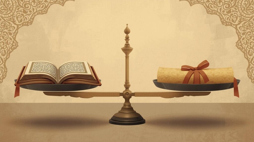Hibah dan waris dalam islam ustrasi timbangan hukum di satu sisi ada kitab suci, sisi lain ada sertifikat tanah. islam